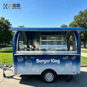 Trailer Móvel de Fibra de Vidro Rebocável com Pia para Alimentos, Carrinho de Comida de Rua para Eventos ao Ar Livre, Catering para Pequenos Negócios e Concessões em Feiras Noturnas - Product Image 4