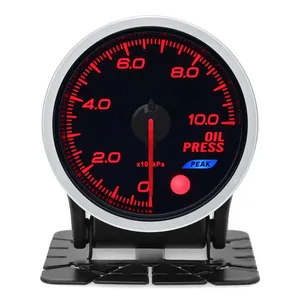 Đồng hồ đo tốc độ đua xe Universal Auto 12V 52mm mới, 8 màu, đo áp suất dầu, nhiệt độ nước, nhiệt độ khí thải, áp suất tăng áp, nhiệt độ dầu - Product Image 5