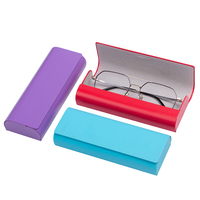 Étui à lunettes en cuir PU personnalisé avec couleur et logo, pour lunettes de vue, de lecture, de conduite et de soleil
