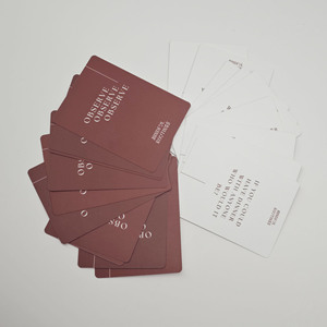 Diálogos de tamaño de papel de impresión y cartas de juego de mesa Q & <span class=keywords><strong>A</strong></span>, juegos de cartas personalizados para parejas familiares adultas - Product Image 6