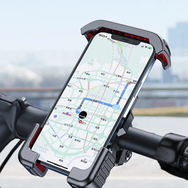 360 Degree Adjustable Cell Phone Mount Waterproof Scooter Motorbike Phone Holder Plastic Mobile Phone Holder For Bike