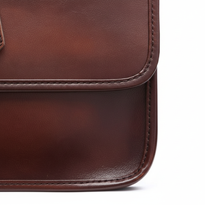 Hot Sale High Quality Business Leather Men's <b>Laptop</b> Briefcase <b>Bag</b> Simple Style Shoulder <b>Messenger</b> for Office or Handbag Use - Product Image 1