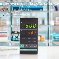 Controlador de Temperatura Digital PID CH402 con Relé SSR, Vertical 48*96mm, Doble Salida, Termostato para Horno, Material Plástico
