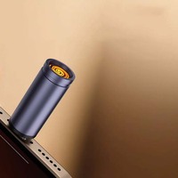 AIRO Nouveau briquet électrique USB pour téléphone portable, briquet porte-clés