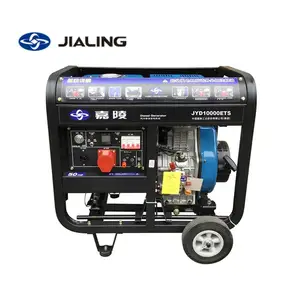 Groupe électrogène Diesel Portable Jialing 8,7 kva générateur Diesel électrique monophasé 3 phases 7kw