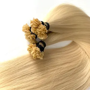 Wholesale Double Drawn Flat Tip Human Hair Extension, Remy Pre-bonded Full Cuticle Invisible Flat Hair Distributor