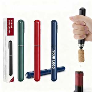 WSY966 Vente en gros Ouvre-bouteille de luxe en plastique, tire-bouchon stylo, ouvre-vin à pompe à air personnalisé avec logo - Product Image 1