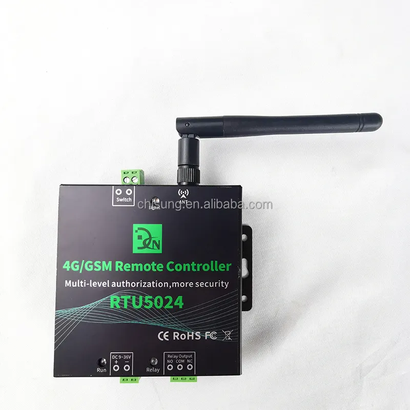 최신 버전 4G/2G 원격 RTU5024 Gsm 게이트 오프너 Gsm 액세스 제어 오프너 릴레이 스위치