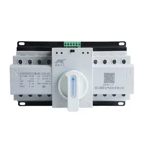 Micro disjuntor de transferência automática de energia dupla com interruptor de transferência automática ATS 2P 63A 220V