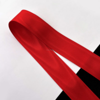 Ruban gros-grain 100% polyester double face 38mm moiré mince pour médailles et emballage cadeau