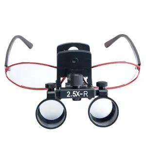 NUEVO Tipo 2.5X Clip portátil dental Cirugía médica Lupa Binocular