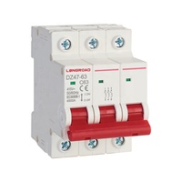 3C CE 1p 2p 3p mini disjoncteur 4 pôles 6A 10A 16A 20A 25A 32A 40A 63A électrique ac dc mcb SKD types disjoncteurs miniatures