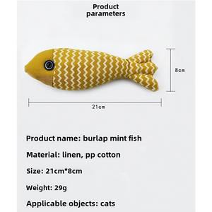 Juguete de Lino para Gatos con Catnip, Juguete Interactivo para Masticar, Juguete de Peluche con Movimiento para Gatos - Product Image 4