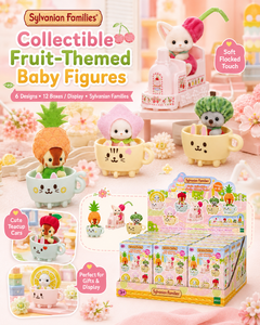 Vente en gros : Boîte mystère authentique Sylvanian Families, mini-train et tasses à fruits, figurines mignonnes à collectionner, jouets de jeu d'imitation pour enfants - Product Image 2