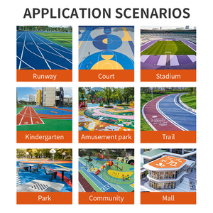 เม็ดยาง EPDM คุณภาพสูงสำหรับสนามฟุตบอลและลู่วิ่งในโรงเรียนอนุบาล รับผลิตตามสีที่ลูกค้าต้องการ ยี่ห้อ Master <span class=keywords><strong>QIA</strong></span> - Product Image 5