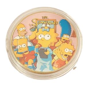 Moneda Conmemorativa de Anime Japonés Personalizada al por Mayor del Fabricante, Moneda de Oro de los <span class=keywords><strong>Simpson</strong></span>, Personaje de Dibujos Animados, Chapada en Oro de 24K - Product Image 3