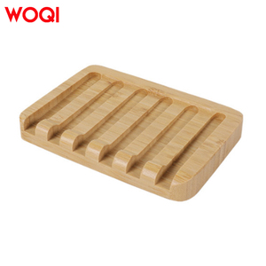 <span class=keywords><strong>Portasapone</strong></span> in bambù WOQI con Design a cascata inclinato per <span class=keywords><strong>doccia</strong></span>, <span class=keywords><strong>bagno</strong></span>, cucina, lavandini e piano di lavoro - Product Image 1