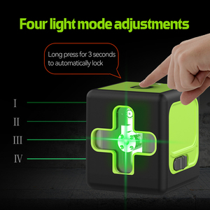 Borka <span class=keywords><strong>Mini</strong></span> 2-Line tự-san lấp mặt bằng <span class=keywords><strong>laser</strong></span> mức độ ánh sáng màu xanh lá cây cho xây dựng - Product Image 4