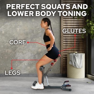 Wellshow Sport Kniebeugenmaschine für Gesäß und Bauchmuskeln Multifunktionale Tiefe <span class=keywords><strong>Sissy</strong></span>-Kniebeugen Krafttraining Beinmaschinen - Product Image 6