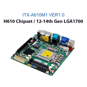 A610M1 Mini <span class=keywords><strong>ITX</strong></span> Servidor Placa Mãe 12/13/14 Gen LGA1700 Rede Dupla 6 Serial H610 Intel SATA Integrada Memória <span class=keywords><strong>DDR4</strong></span> Novo - Product Image 6