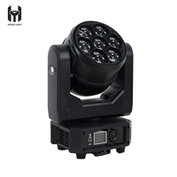 Projecteur LED mobile 7x40W RGBW 4-en-1 avec effet Bee-Eye, zoom 4,5-45 degrés, contrôle de pixel unique, DMX RDM, éclairage de scène