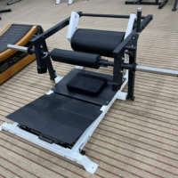 Pont de Glute RELOADED en Acier de 3 mm d'Épaisseur de Haute Qualité, Machine de Gymnastique avec Logo/Couleur Personnalisés pour Équipement d'Exercice de Club de Fitness