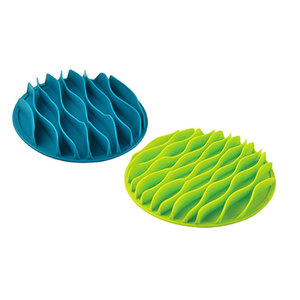 Nuova Ciotola Lusso Moderna Pieghevole in Silicone Colorato Atossico per Animali Domestici, per un'Alimentazione Lenta e Sana di Cani e Gatti - Product Image 1