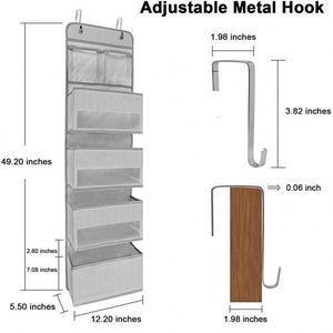 Waterproof Heavy Duty Door Closet <b>Storage</b> Bags <b>Wall</b> <b>Hanging</b> Organizer Bag With Multi Pockets - Product Image 2