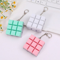 Keyboard Fidget Toy Mechanical Keycap Stress Relief Clicker Everyday Carry Keychain Decompression Toys Stress Relief Keychain