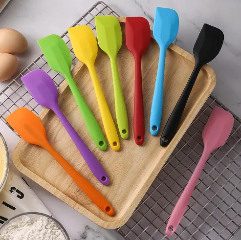 Utensilio de cocina antiadherente resistente al calor de 8 y 11 pulgadas para repostería, raspador de silicona para mantequilla