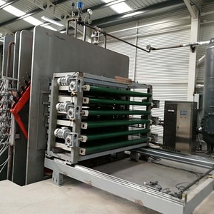 800T 8ชั้นฟิล์มประสบไม้อัดกดร้อนกับโหลด Shengyang ISO, CE 1370X2700X52มม. 29.5kw 800ton ~ 1200ton 100มม. 260มม. 29.5 - Product Image 2