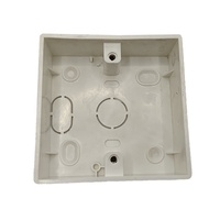 Boîte de jonction électrique en plastique, boîte de jonction étanche en PVC, boîte murale en plastique