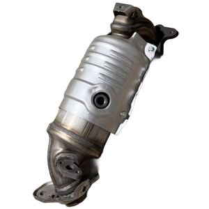 Convertisseur catalytique à trois voies en acier monté à l'avant pour 9e génération /Jade/Crider 1.8L 2012-2015 Euro 2-6 - Product Image 2