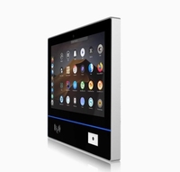 Écran tactile LCD mural pour affichage publicitaire, tablette Android, kiosque, SDK intégré, lecteur de codes-barres, NFC, authentification biométrique