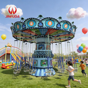 Silla Voladora Azul de <span class=keywords><strong>Cuento</strong></span> de Hadas para 24 Personas, Atracción de Parque de Diversiones al Aire Libre, Columpio Giratorio en Venta - Product Image 2