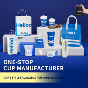 แก้วกาแฟกระดาษคราฟท์เยื่อชานอ้อยแบบสองชั้น ย่อยสลายได้ เป็นมิตรต่อสิ่งแวดล้อม รีไซเคิลได้ พร้อมฝาปิดแบบพิเศษ - Product Image 5