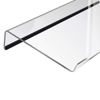 Support de clavier en acrylique, support de clavier d'ordinateur pour une frappe ergonomique facile