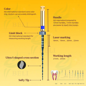 Chuyên nghiệp j-hai-r tập tin HS tập tin dụng cụ quay linh hoạt cao niti cho kênh gốc chuẩn bị phòng khám Nha khoa Nguồn cung cấp - Product Image 4