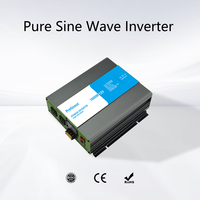 Convertisseur de courant Pretiosus 1000W 12V 24V 48V DC vers AC 100V 110V 120V 220V 230V 240V avec écran LCD, onde sinusoïdale pure, hors réseau