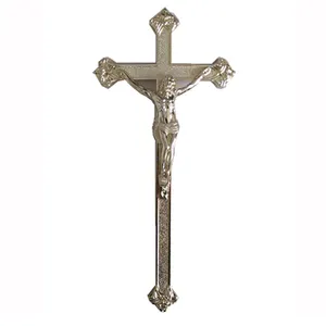 Y-8# Funeral Coffin Casket Supplier Accessories Plastic Christ Cruces Jesus Cross and Crucifix