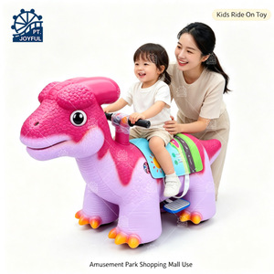 Coche animatrónico de dinosaurio para montar, patinete infantil a batería, atracción infantil para centros comerciales - Product Image 5
