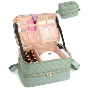 Étui de transport BSCI pour 30 bouteilles, organisateur double couche pour vernis à ongles, kit de manucure et équipements - Product Image 6