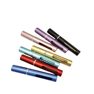 Du Lịch Mini Nước hoa <span class=keywords><strong>Atomizer</strong></span> 5ml tái sử dụng nhôm chai với bơm phun cho chăm sóc da huyết thanh trong kho đóng gói trong thùng carton - Product Image 3