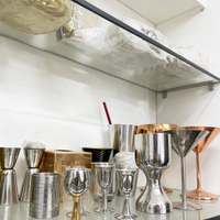 Verre à Martini en forme d'entonnoir certifié ISO9001 - Logo personnalisé, petite série, acier inoxydable 304 pour cadeaux de mariage