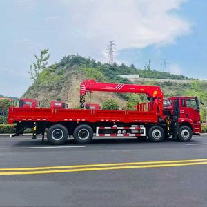Grue montée sur camion Shacman 8X4 16 tonnes à bras télescopique droit de qualité supérieure - Product Image 3