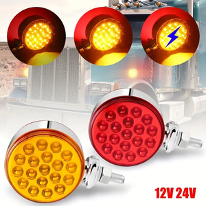 Hot Sale 12-24V <strong>3</strong>-Inch Double Face LED Side Lights for Trucks New Dual Color Side Marker <strong>Signal</strong> Light Car Light Accessories - Product Image 4