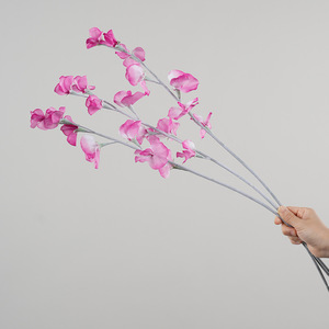 ดอกไม้ประดิษฐ์กรีนเวย์ สีชมพูอ่อน ม่วงอ่อน 7 ก้าน สำหรับตกแต่งงานแต่งงานและตกแต่งบ้าน - Product Image 3