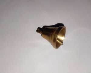 Campana colgante para decoración de templo, minicampana antigua de latón artesanal para Mandir, personalizada para el hogar - Product Image 2