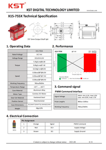 Servo_KST_X15-755X Mini Servo a Larga Gamma di Temperatura con Uscita di Coppia Stabile per <span class=keywords><strong>Volo</strong></span> di Lunga Durata di Elicotteri RC - Product Image 5
