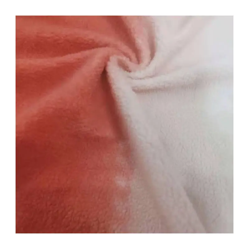 Ткань из искусственного меха овечьей шерсти с принтом однотонного цвета на заказ из полиэстера